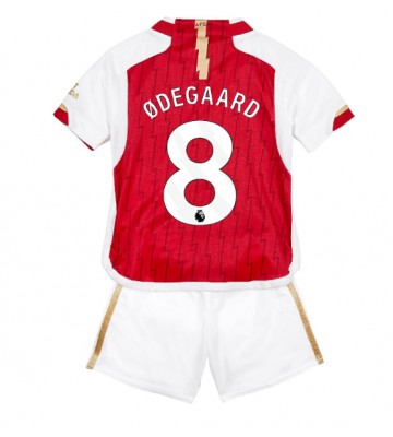 Arsenal Martin Odegaard #8 Replika Babytøj Hjemmebanesæt Børn 2023-24 Kortærmet (+ Korte bukser)